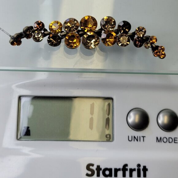 Yellow Crystal Drop Earrings Long Dangling Crystal Earrings - Picture 5 of 5